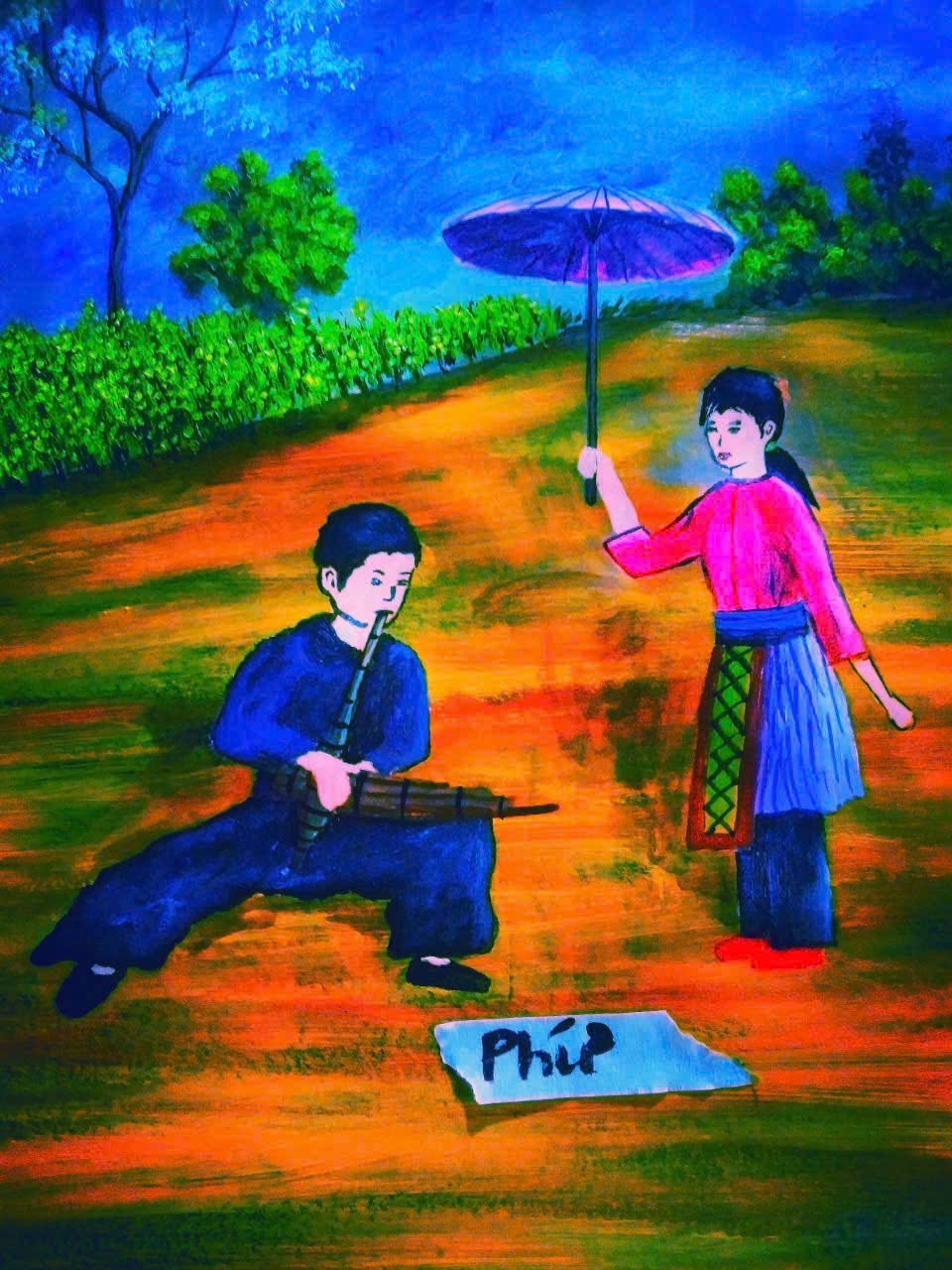 Từ vẽ ký họa dạo đến bán được tranh: Hành trình theo đuổi đam mê của chàng trai Mèo Vạc - ảnh 5