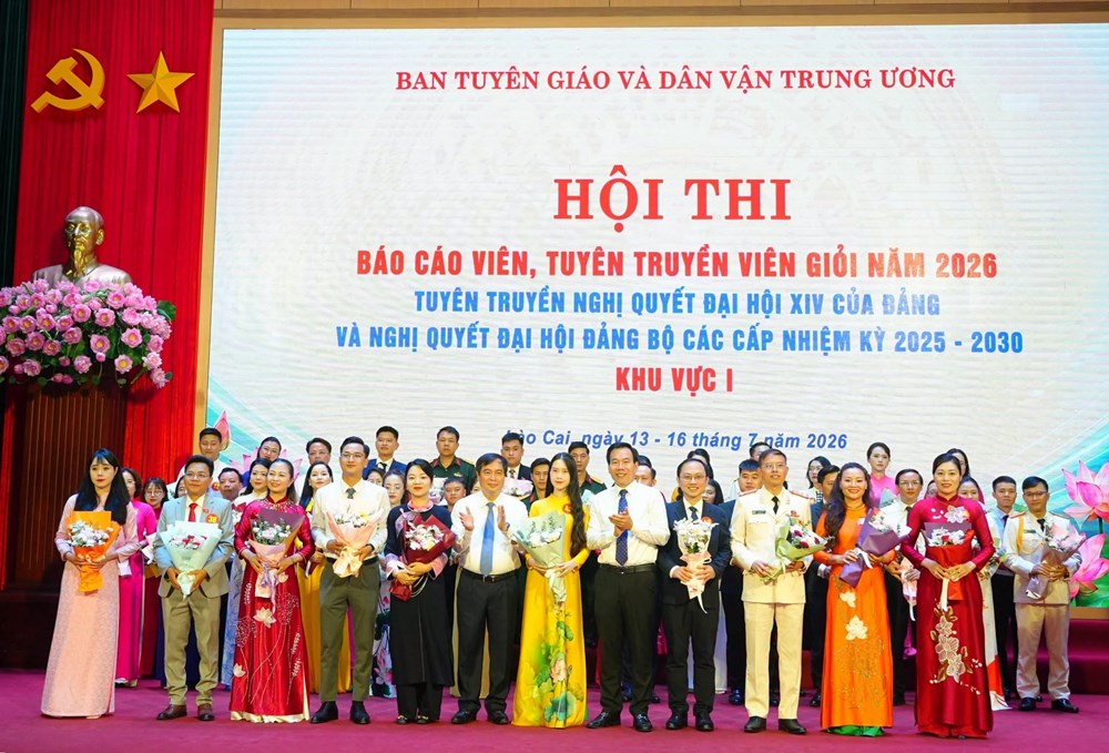 Khai mạc Hội thi Báo cáo viên, tuyên truyền viên giỏi khu vực I năm 2026 - ảnh 4
