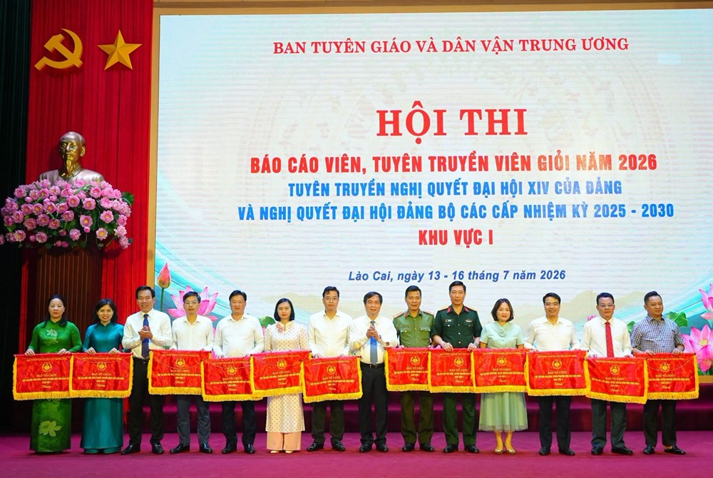 Khai mạc Hội thi Báo cáo viên, tuyên truyền viên giỏi khu vực I năm 2026 - ảnh 3