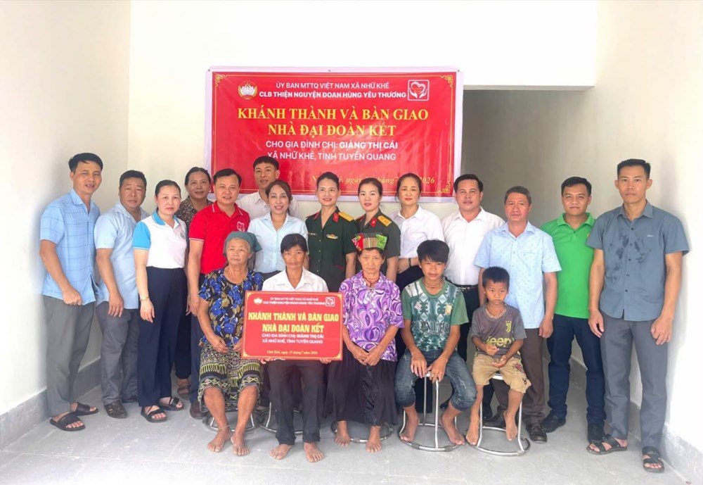 Nhữ Khê chung tay xây nhà Đại đoàn kết, trao sinh kế giúp hộ nghèo vươn lên - ảnh 2