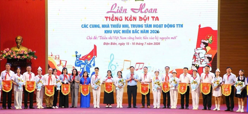 Hơn 1000 thiếu nhi tham gia Liên hoan “Tiếng kèn Đội ta” khu vực phía Bắc - ảnh 2