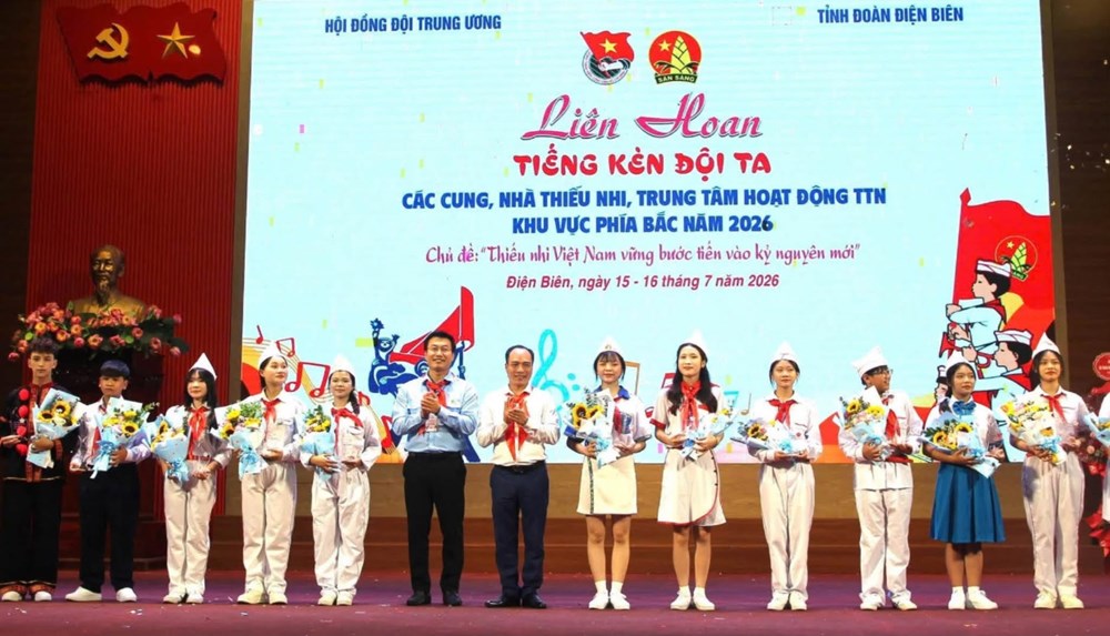 Bế mạc Liên hoan 'Tiếng kèn Đội ta' khu vực phía Bắc - ảnh 3