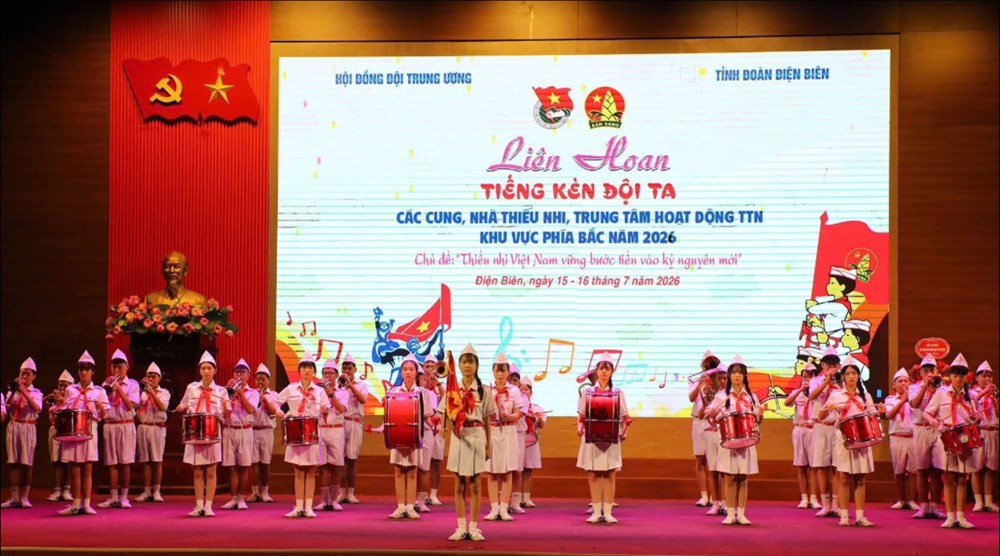 Bế mạc Liên hoan 'Tiếng kèn Đội ta' khu vực phía Bắc - ảnh 2