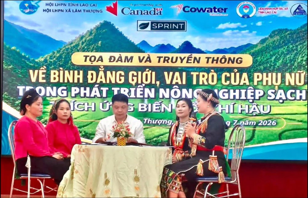 Phụ nữ Lâm Thượng làm nông nghiệp sạch giữ màu xanh cho bản làng - ảnh 2