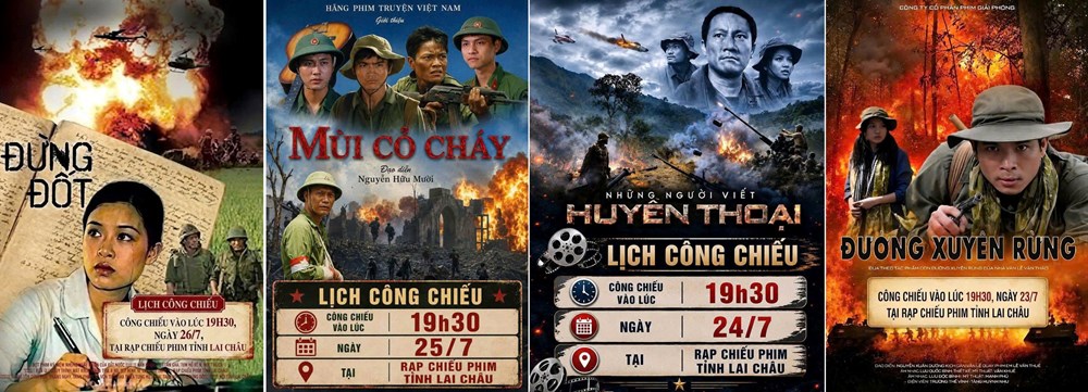 Lai Châu chiếu miễn phí nhiều bộ phim về đề tài cách mạng - ảnh 1