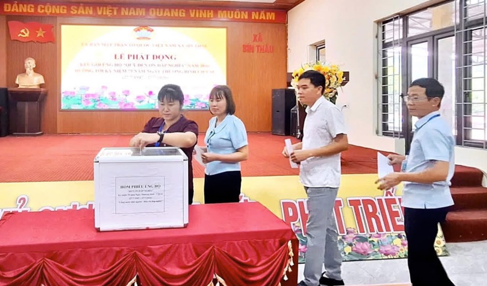 Lan tỏa phong trào đền ơn đáp nghĩa nơi biên giới Sín Thầu - ảnh 1