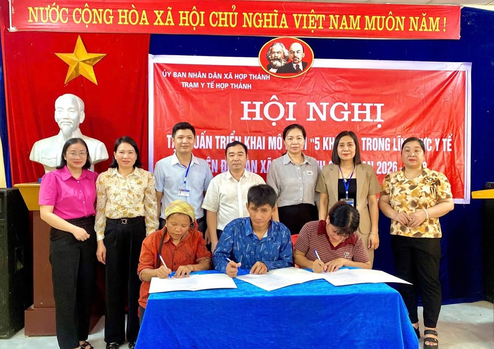 Lào Cai: Xã Hợp Thành ra mắt Câu lạc bộ “5 không” vì sức khỏe cộng đồng - ảnh 1