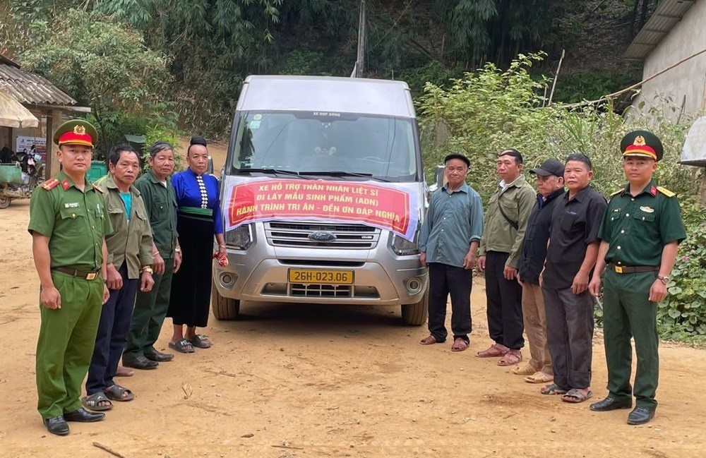 Sơn La: Thu nhận mẫu ADN cho thân nhân liệt sĩ tại xã vùng cao Nậm Lầu - ảnh 1
