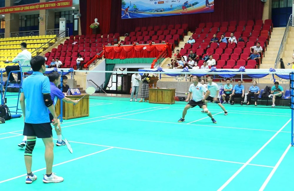 Gần 300 VĐV tranh tài tại Giải thể thao công nhân, viên chức, lao động Điện Biên - ảnh 2