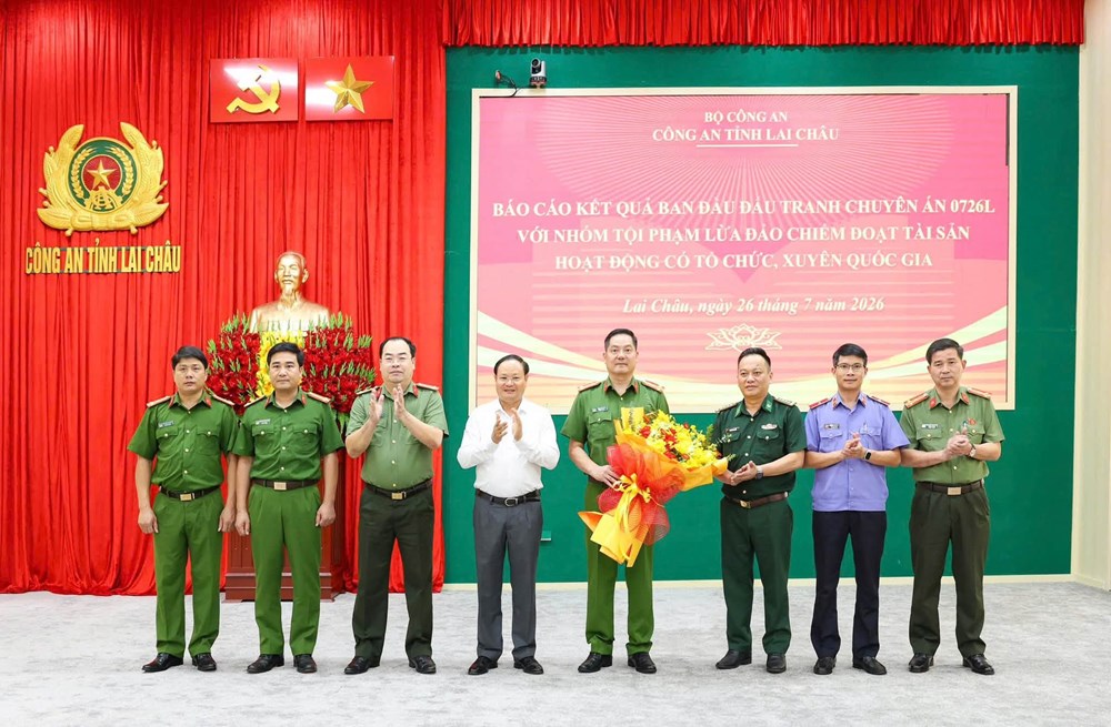 Lai Châu biểu dương các lực lượng phá thành công Chuyên án 0726L - ảnh 2