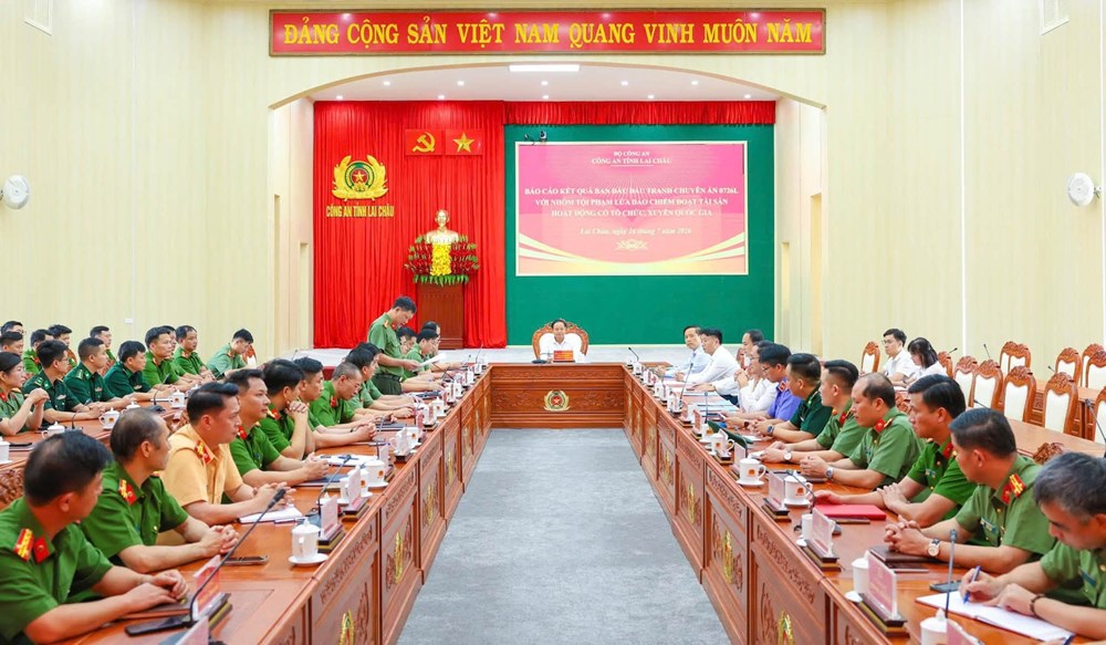 Lai Châu biểu dương các lực lượng phá thành công Chuyên án 0726L - ảnh 1