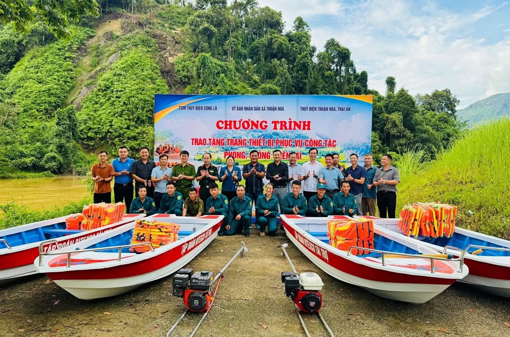 Tăng cường nguồn lực “4 tại chỗ” cho xã vùng cao Thuận Hòa ứng phó mưa lũ - ảnh 1