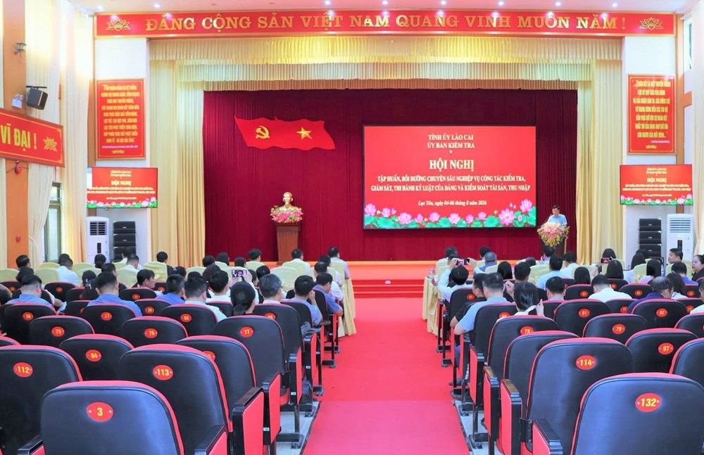 Lào Cai tập huấn chuyên sâu công tác kiểm tra, giám sát cho cán bộ cơ sở - ảnh 1