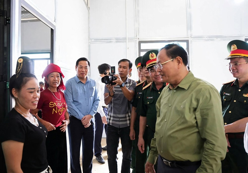 Lai Châu khánh thành khu tái định cư cho 24 hộ dân mất nhà do lũ quét - ảnh 5