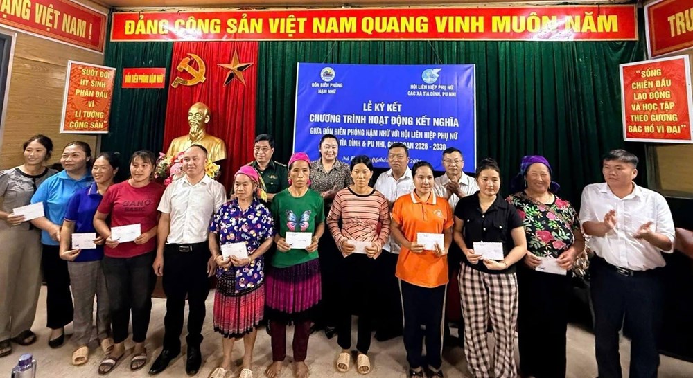 Đồn Biên phòng Nậm Nhừ đồng hành cùng phụ nữ nơi biên cương - ảnh 2