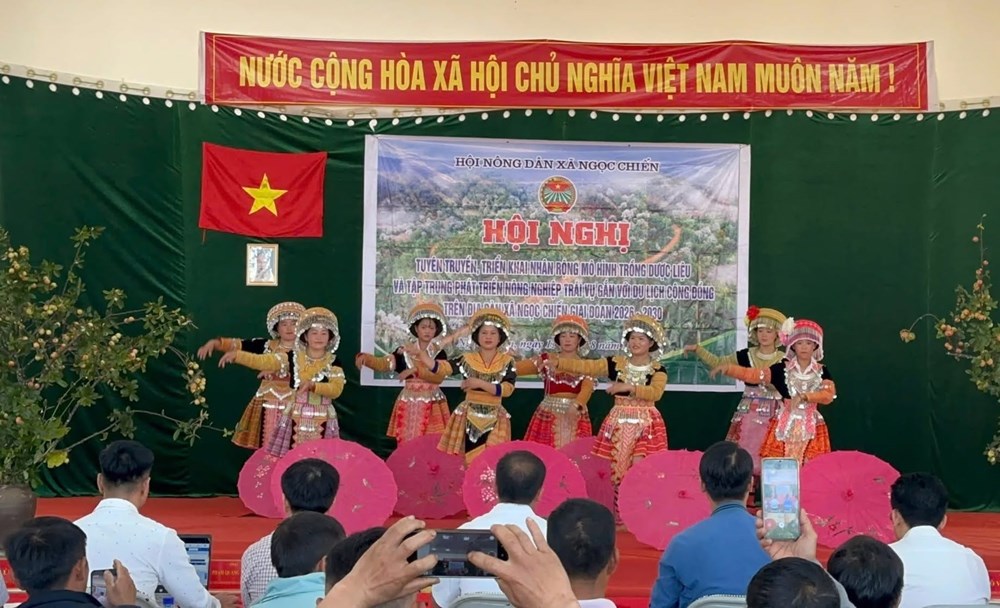 Ngọc Chiến nhân rộng mô hình dược liệu gắn với du lịch cộng đồng - ảnh 1