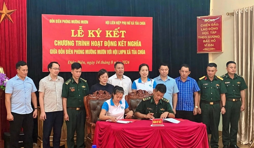 Phụ nữ Tủa Chùa đồng hành cùng Bộ đội Biên phòng giữ biên cương - ảnh 1