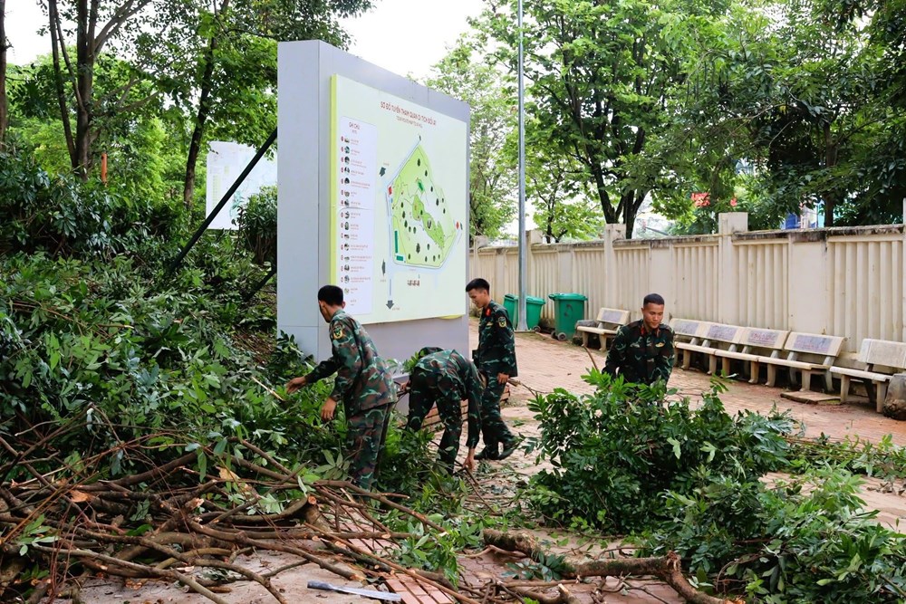 “Chiến dịch Xanh” góp sức gìn giữ di tích Đồi A1 - ảnh 7