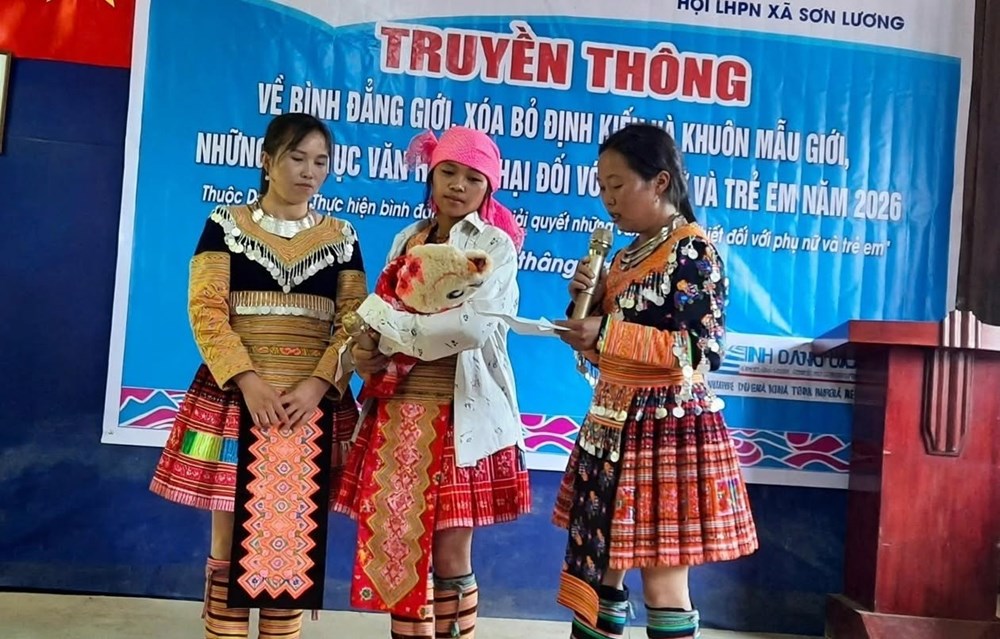 Thắp lên “ngọn lửa” bình đẳng giới ở vùng cao Sơn Lương - ảnh 2