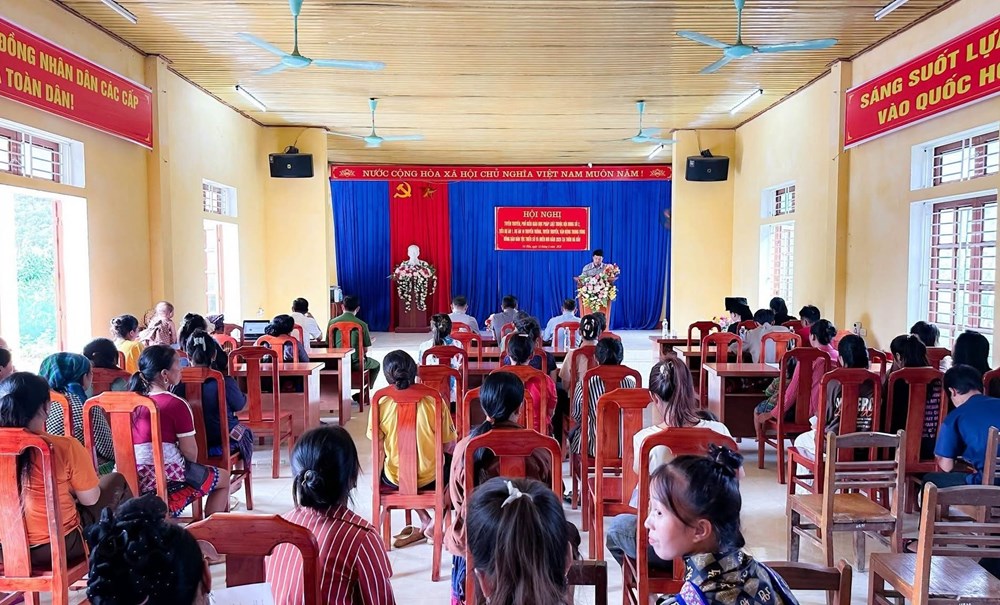Đưa pháp luật đến gần người dân vùng cao Nà Hẩu - ảnh 1