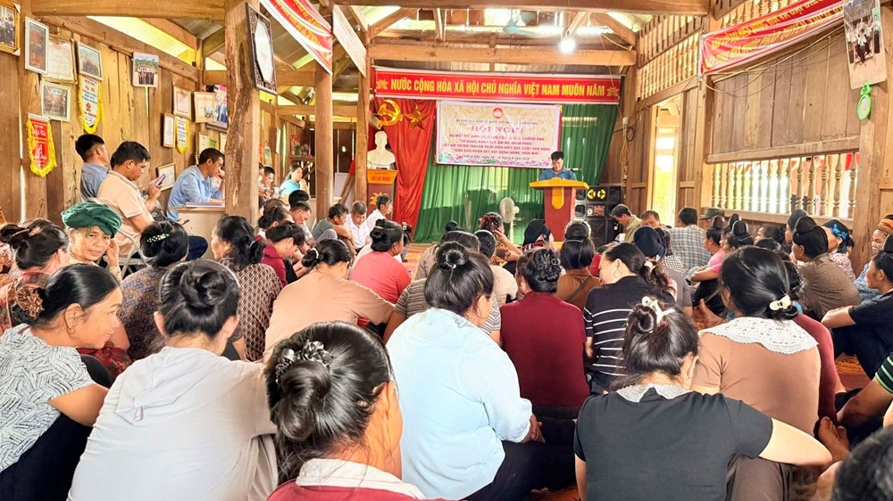 Chiềng Hặc xây dựng mô hình điểm khu dân cư đoàn kết, ấm no, hạnh phúc - ảnh 1