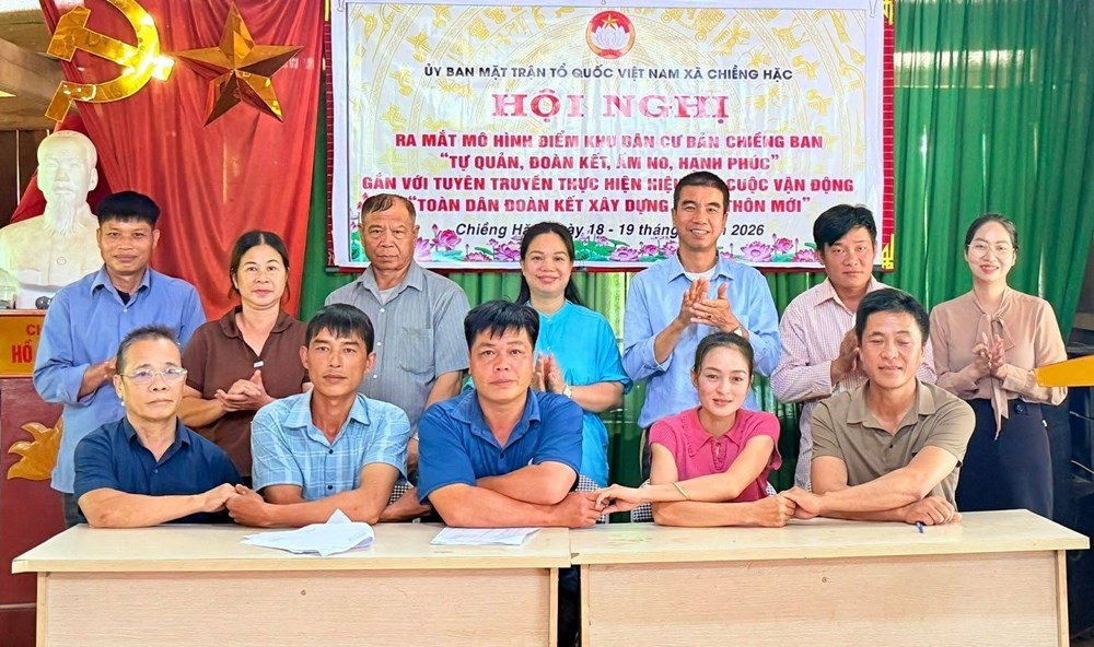Chiềng Hặc xây dựng mô hình điểm khu dân cư đoàn kết, ấm no, hạnh phúc - ảnh 3