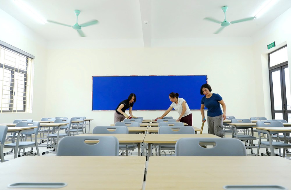 Rộn ràng đón ngôi trường mới nơi vùng biên giới Yên Sơn - ảnh 7