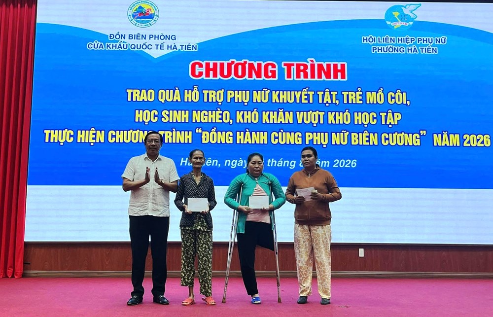 Hà Tiên chung tay chăm lo phụ nữ, trẻ em khó khăn nơi biên giới - ảnh 2