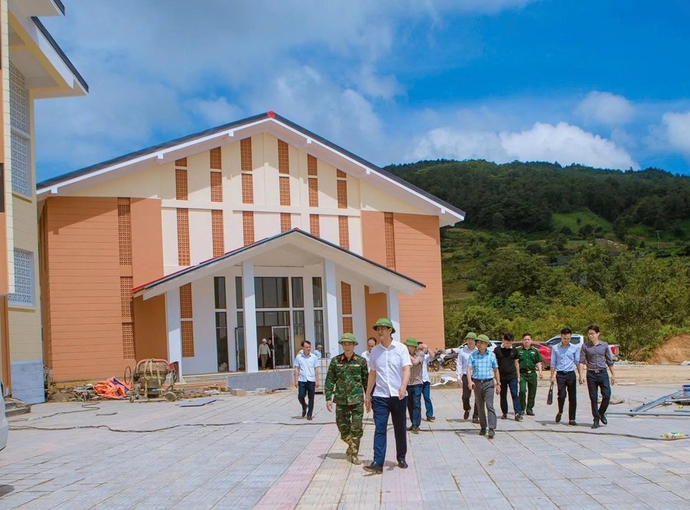 Phấn đấu đưa trường nội trú liên cấp Y Tý vào sử dụng trước khai giảng - ảnh 2