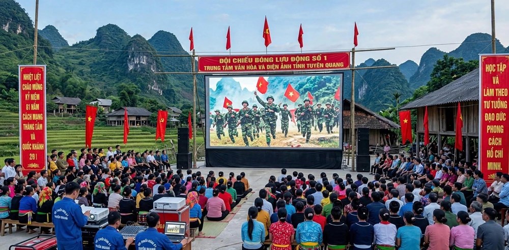 Sức hút của những bộ phim cách mạng nơi vùng cao Tuyên Quang - ảnh 3