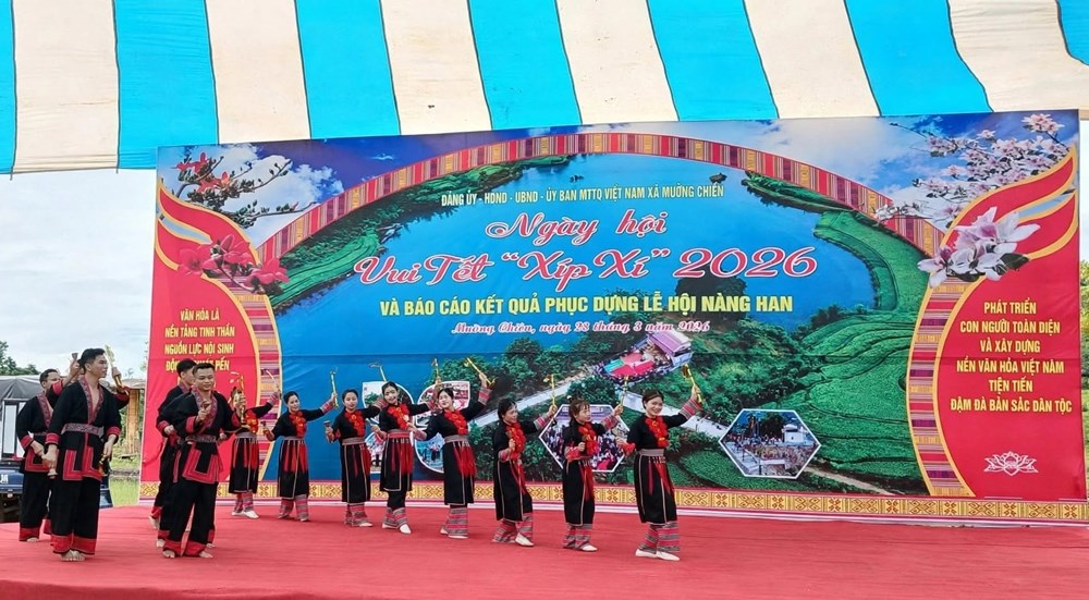 Rộn ràng Tết Xíp Xí, gìn giữ di sản Nàng Han ở Mường Chiên - ảnh 10