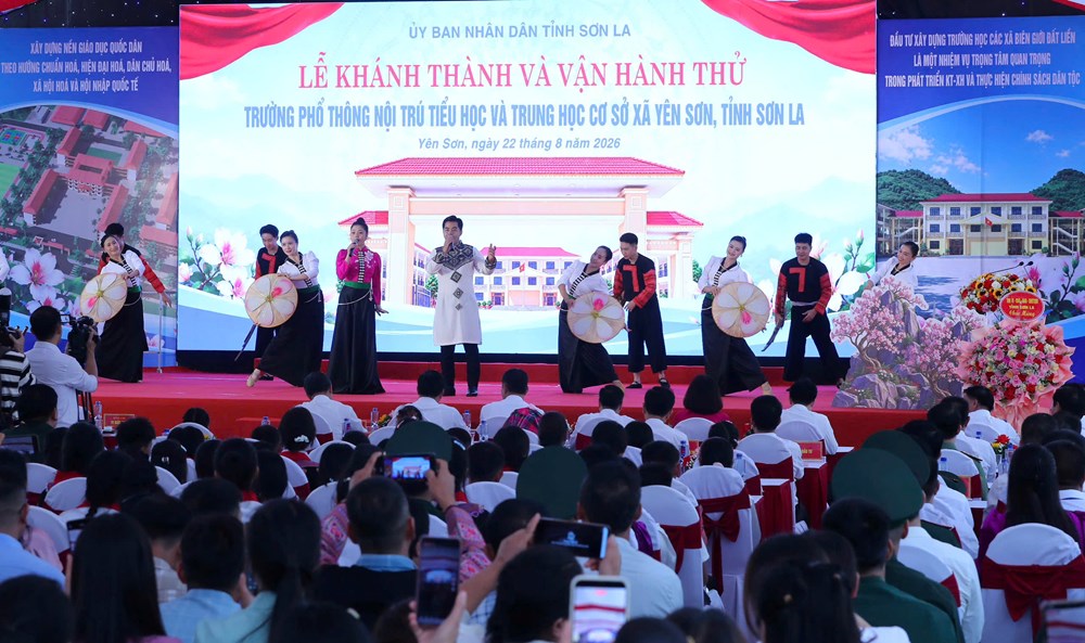 Trường nội trú liên cấp vùng biên Yên Sơn sẵn sàng cho năm học mới - ảnh 24
