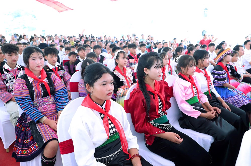 Trường nội trú liên cấp vùng biên Yên Sơn sẵn sàng cho năm học mới - ảnh 27