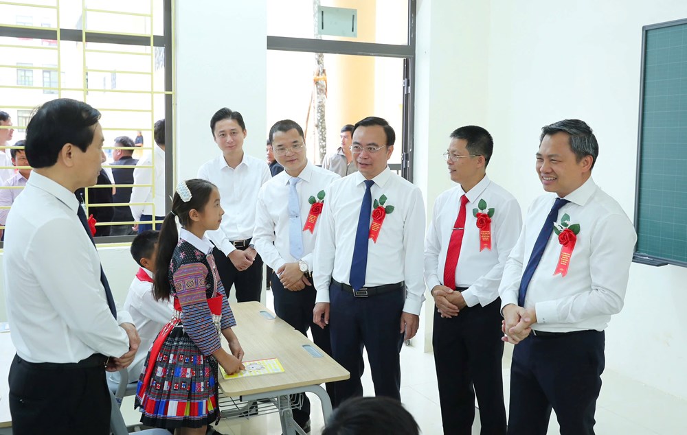 Trường nội trú liên cấp vùng biên Yên Sơn sẵn sàng cho năm học mới - ảnh 4