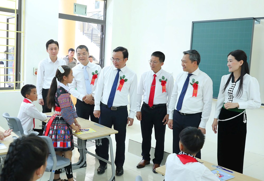 Trường nội trú liên cấp vùng biên Yên Sơn sẵn sàng cho năm học mới - ảnh 6