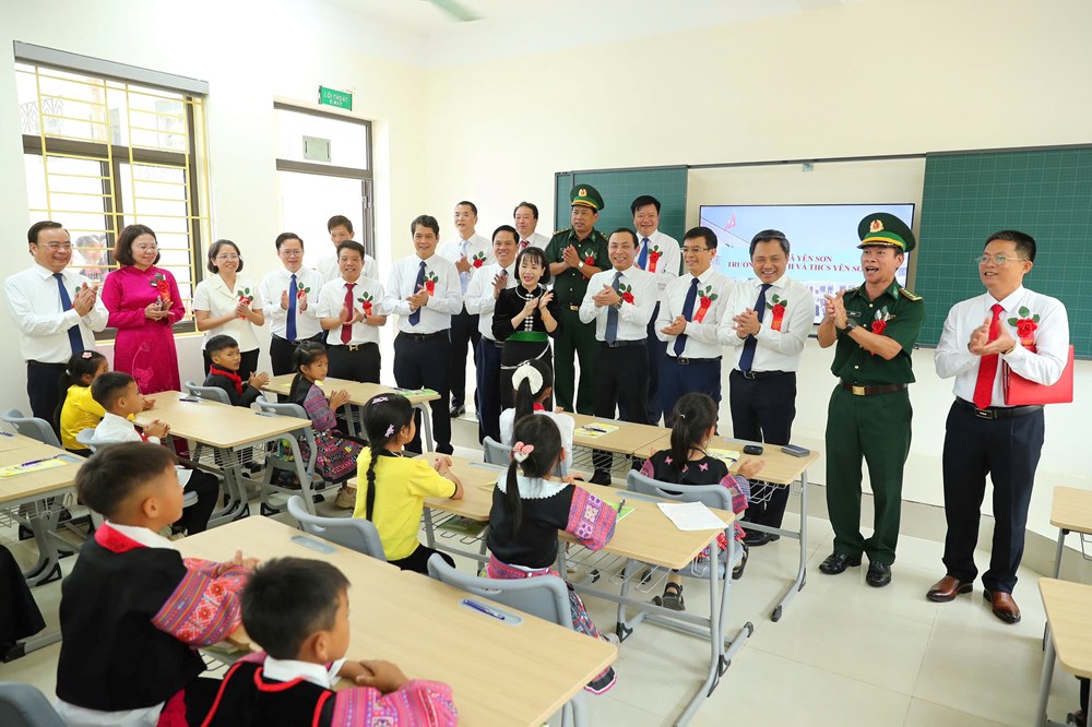 Trường nội trú liên cấp vùng biên Yên Sơn sẵn sàng cho năm học mới - ảnh 8