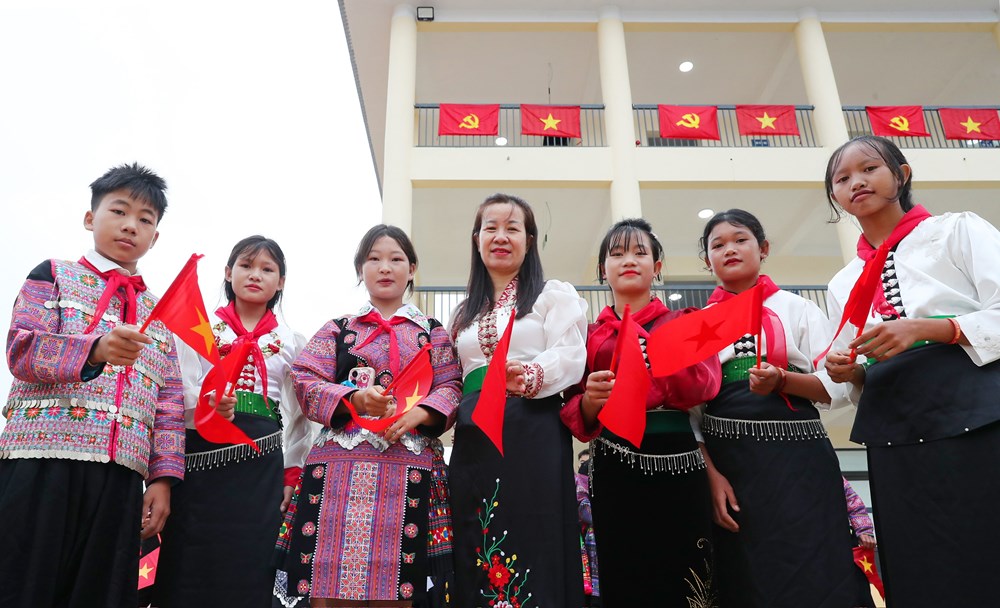 Trường nội trú liên cấp vùng biên Yên Sơn sẵn sàng cho năm học mới - ảnh 20