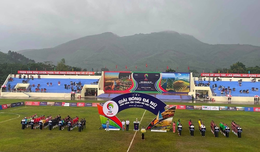 Khai mạc Giải Bóng đá nữ các dân tộc thiểu số Việt Nam - VTV Cup 2026 - ảnh 1