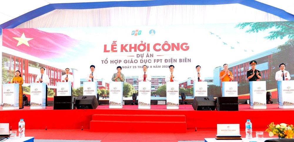 Khởi công Tổ hợp giáo dục FPT, đào tạo nguồn nhân lực Tây Bắc - ảnh 1