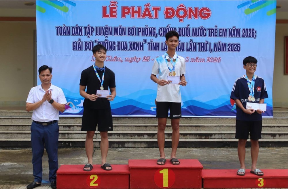 Bế mạc Giải bơi “Đường đua xanh” tỉnh Lai Châu lần thứ I - ảnh 2