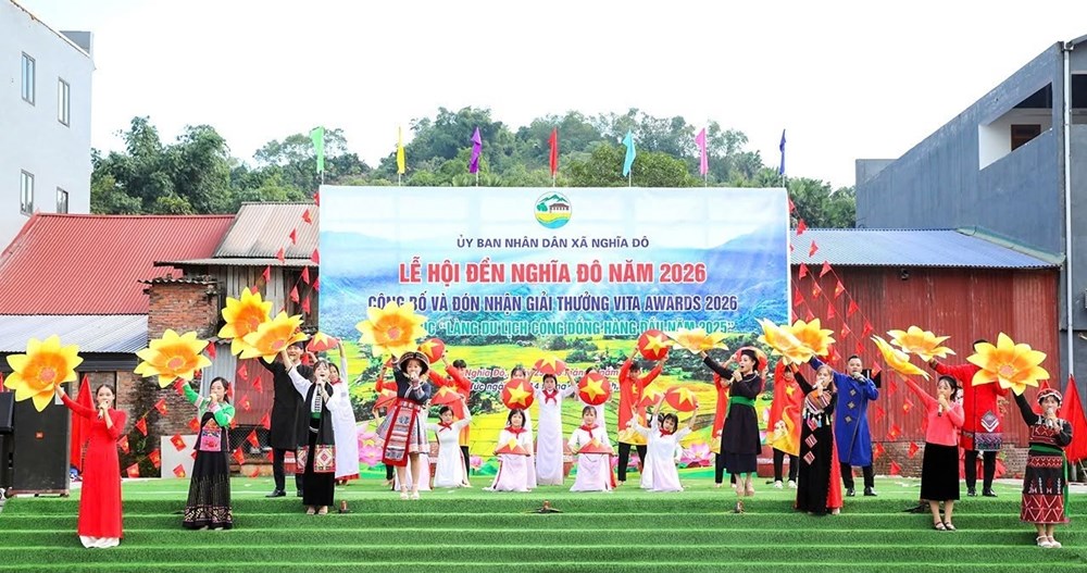 Nghĩa Đô đón nhận giải thưởng “Làng du lịch cộng đồng hàng đầu năm 2025” - ảnh 5