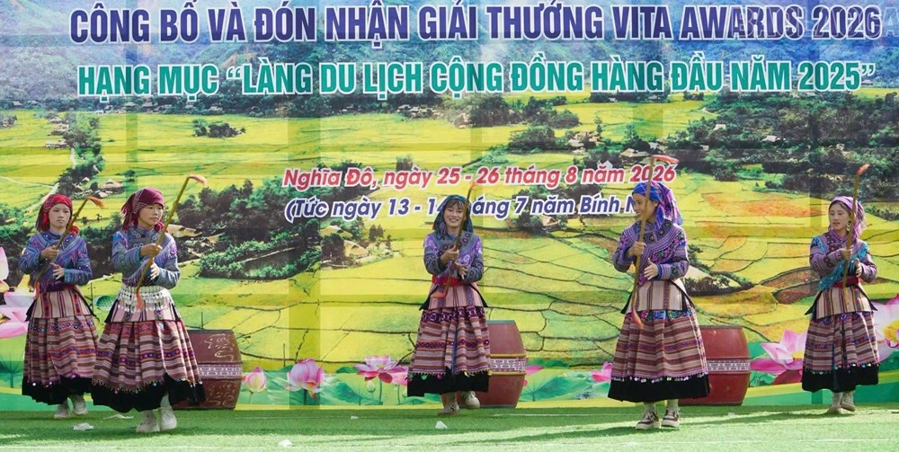 Nghĩa Đô đón nhận giải thưởng “Làng du lịch cộng đồng hàng đầu năm 2025” - ảnh 6