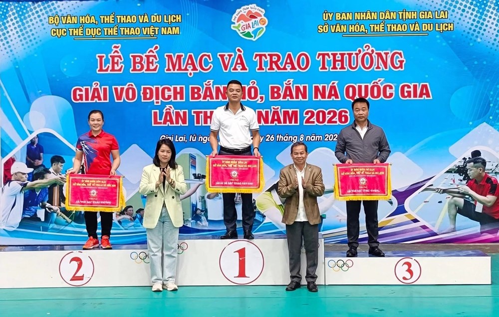 Điện Biên nhất toàn đoàn Giải vô địch Bắn nỏ, Bắn ná quốc gia 2026 - ảnh 1