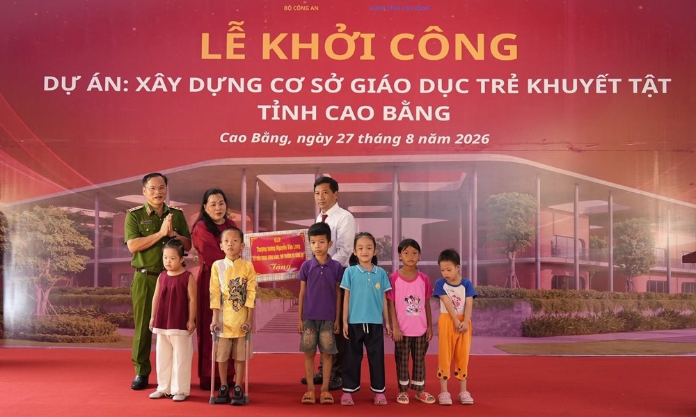 Cao Bằng khởi công cơ sở giáo dục trẻ khuyết tật 110 tỉ đồng - ảnh 4