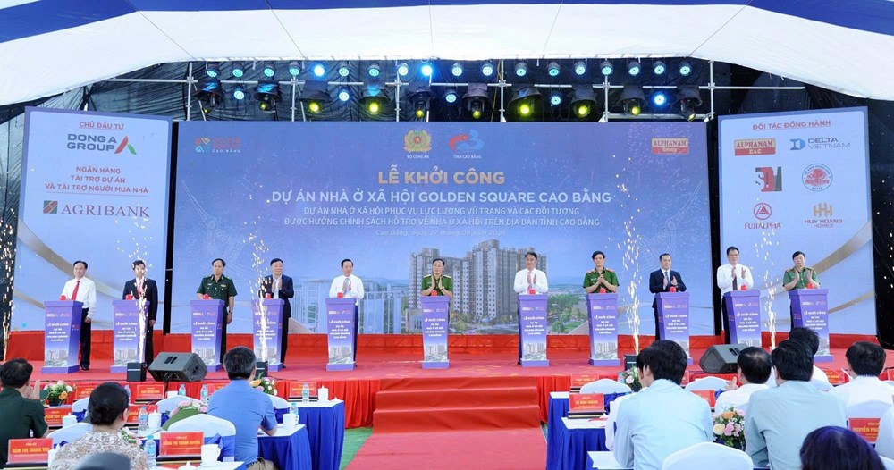 Cao Bằng khởi công dự án nhà ở xã hội đầu tiên - ảnh 1