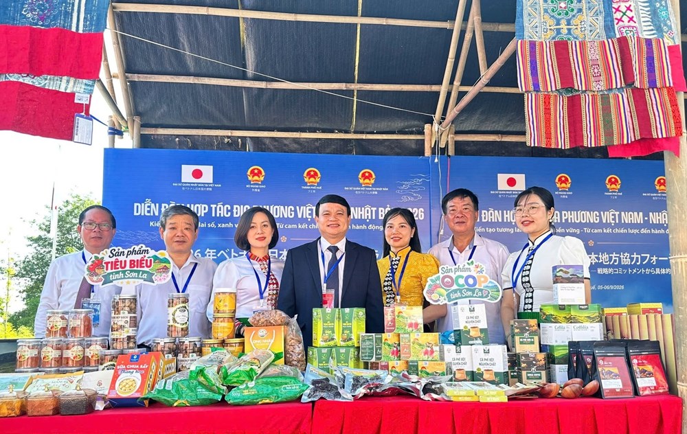 Sơn La quảng bá nông sản, sản phẩm OCOP tại Diễn đàn Việt Nam - Nhật Bản - ảnh 1