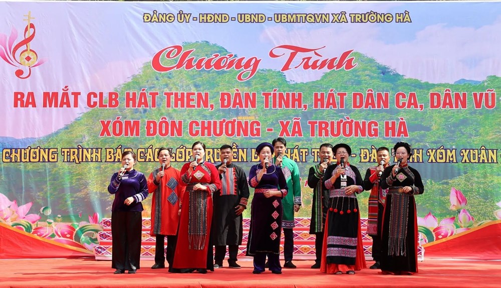 Trường Hà gìn giữ di sản hát Then, đàn Tính - ảnh 3