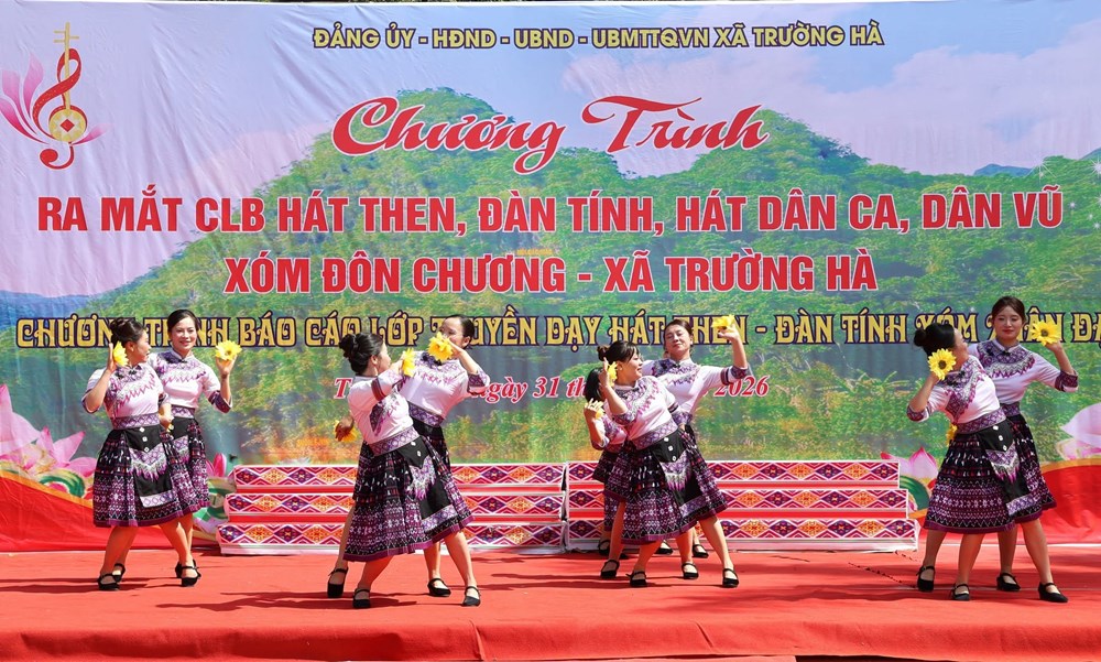 Trường Hà gìn giữ di sản hát Then, đàn Tính - ảnh 4