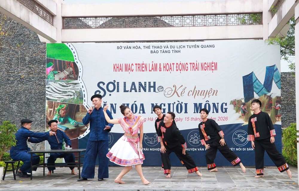Quảng bá di sản văn hóa Mông qua câu chuyện sợi lanh - ảnh 2