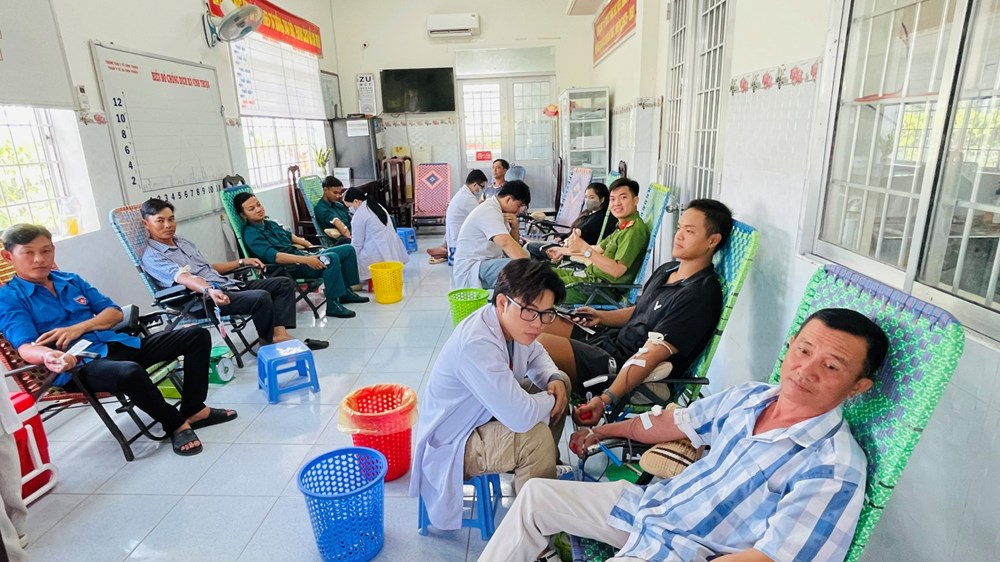An Giang: Vĩnh Thuận tiếp nhận 67 đơn vị máu tình nguyện đợt 2 - ảnh 1